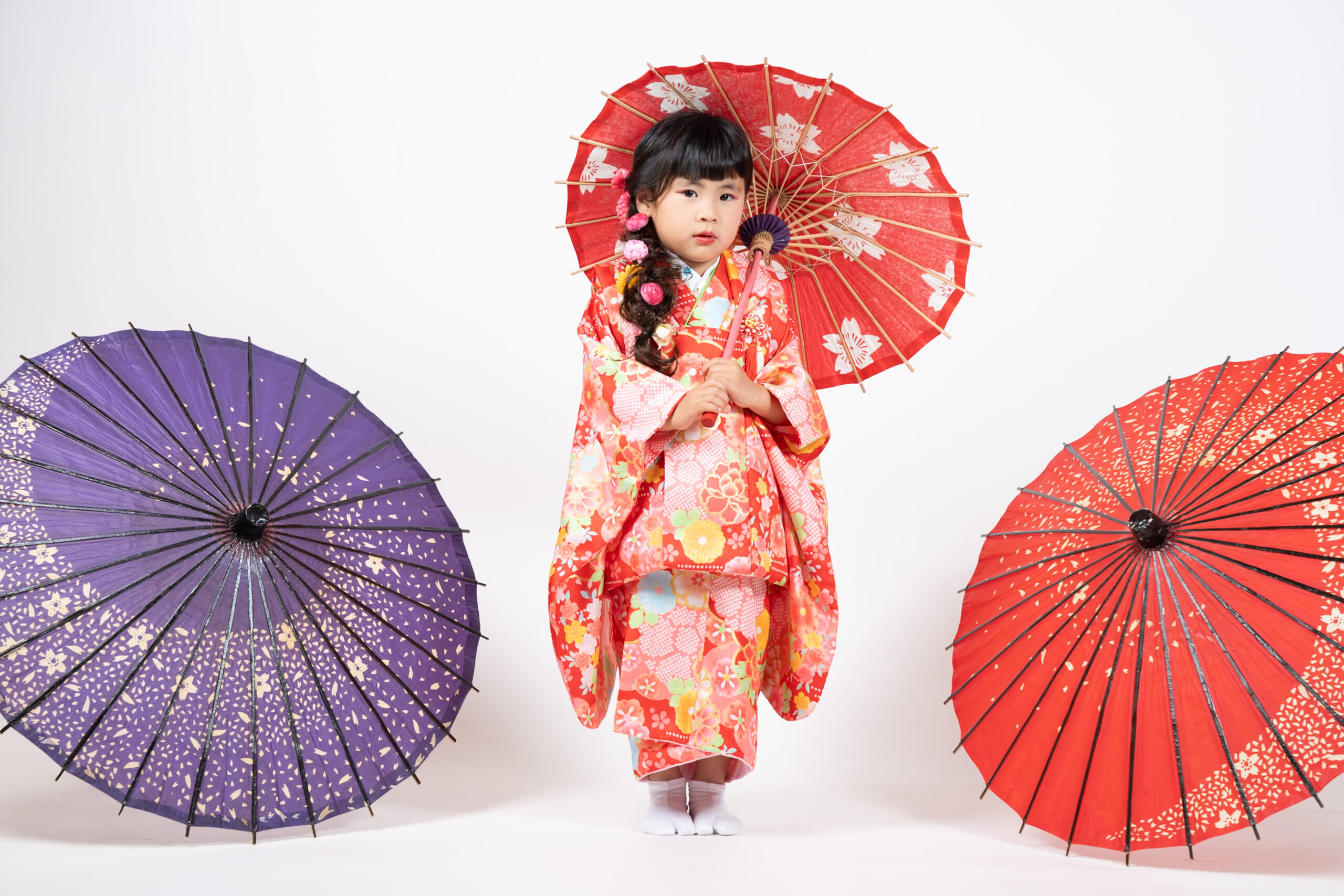 七五三3歳女児